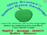 Play little newtons number match challenge