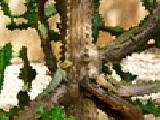 Play jigsaw: iguana tree