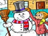 Play winter fun coloring game