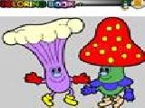 Play Leeks and mushrooms coloring game