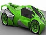 Play Green unique car puzzle
