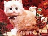 Play Small christmas cat puzzle