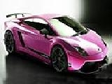 Play Pink adorable car puzzle