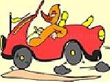 Play Driving duck coloring