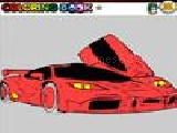 Play Fast car coloring game