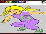 Play Athlete girls coloring game