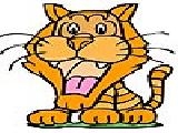 Play Amiable tiger coloring