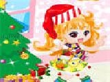 Play Lovely christmas doll dress up