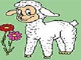 Play Lovable lamb coloring