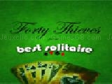 Play Forty thieves solitaire