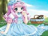 Play Cute girl at the picnic puzzle
