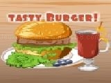 Play Tasty burger cooking