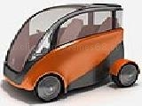 Play Weird orange car puzzle