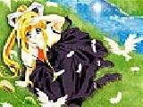 Play Tiny girl and doves puzzle