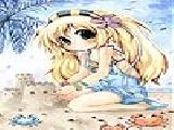 Play Little girl on the beach puzzle
