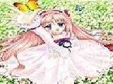 Play Little girl and butterfly puzzle