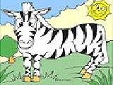 Play Big zebra coloring