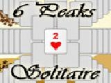 Play 6 peaks solitaire