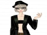 Play Girl in black dresses