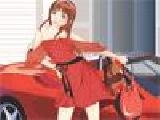 Play Young girl with super car