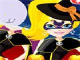 Play Amusing halloween girl make up