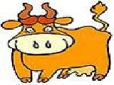Play Sympathetic cow coloring