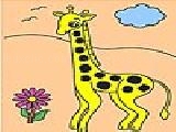 Play Gentle giraffe coloring