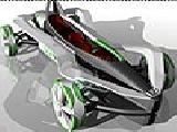 Play Green wheeled car puzzle