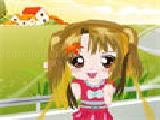 Play Cute autumn girl dress up