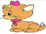 Play Cuddly cat coloring