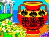 Play Greek amphora coloring