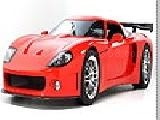 Play Red stunning car puzzle