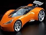 Play Orange lightning car puzzle