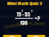 Play Mini math quiz 2