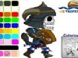 Play Taofewa - skeletal warrior chibi - coloring game (walk01)