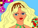 Play Kid's coloring: beautiful girl