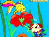Play Kid's coloring: cute little fish