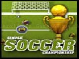 Play Simple soccer championship