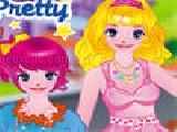 Play Twins pretty girls dressup