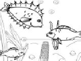 Play Kid's coloring: little fishes