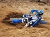 Spielen Blue motorcross