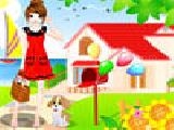 Play Cute pajamas girl