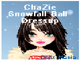 Play Chazie snowfall ball dressup