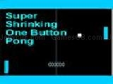 Play Super shrinking one button pong