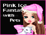 Play Pink ice fantasy dressup with pets