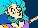 Play Happy banshee halloween coloring game