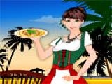 Play Waitress girl dress up