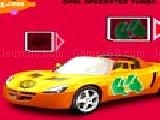 Play Opel speedster turbo car coloring