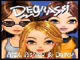 Play Degrassi style dressup - alex, ashley and darcy