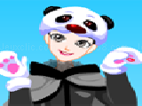 Play Cute panda dressup game
